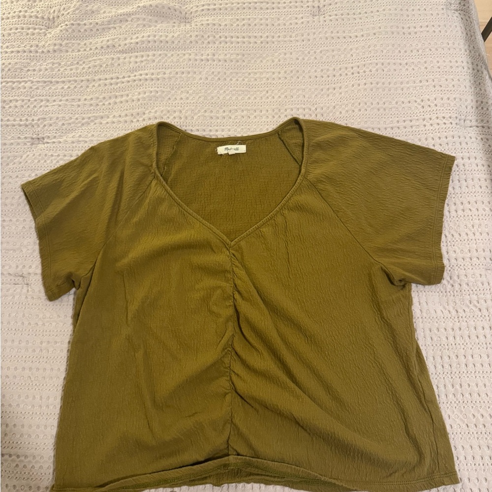 Madewell Short Sleeve V-Neck Top